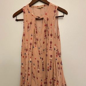 Pink Tunic Dress w/ Pockets!